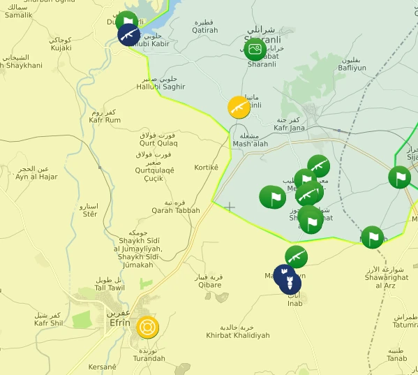 Afrin ilçe merkezine girildi! Afrin’den son dakika haberleri gelmeye başladı